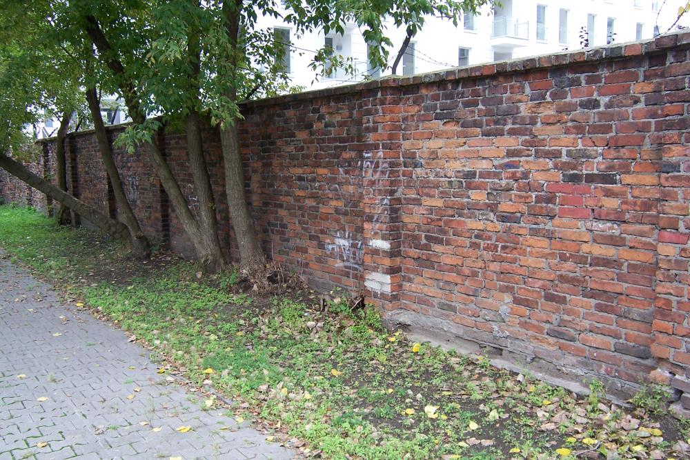 Remains Ghetto Wall Warsaw Stawki Street #2