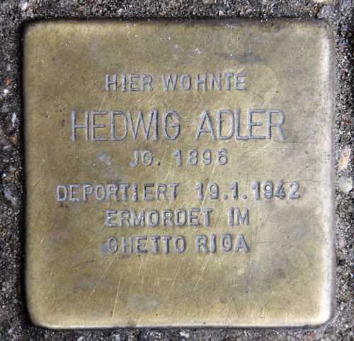 Stumbling Stones Martin-Luther-Straße 111 #2