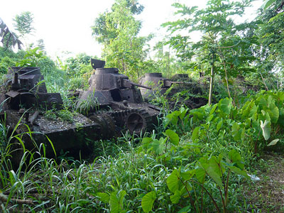 Achtergelaten Japanse Tanks