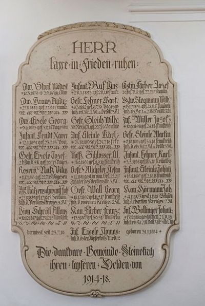 War Memorial Steinekirch