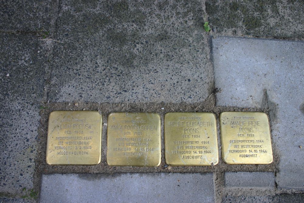 Stolpersteine Wassenberghstraat 10 #2