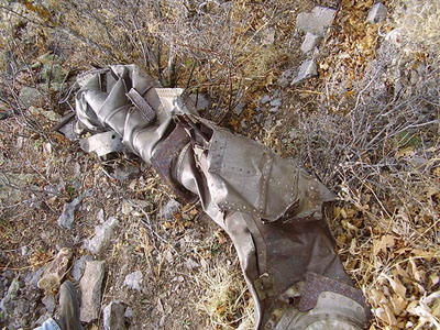 Crash Site & Remains B-17 Flying Fortress No. 9161