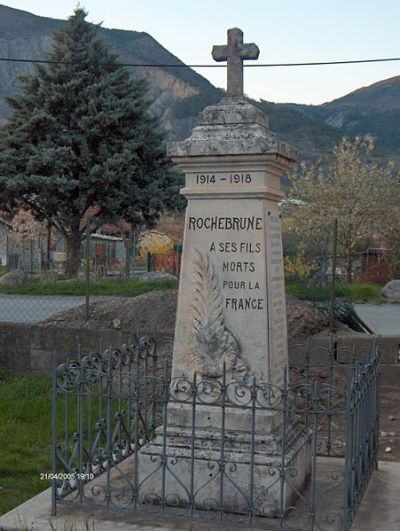 Oorlogsmonument Rochebrune #1