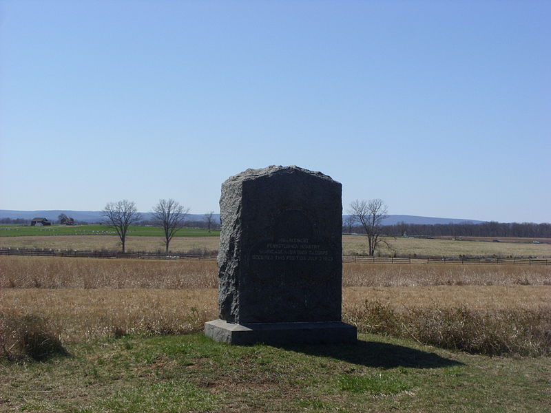 148th Pennsylvania Volunteer Infantry Regiment Marker