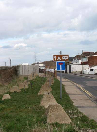 Tankversperring Pevensey Bay #2