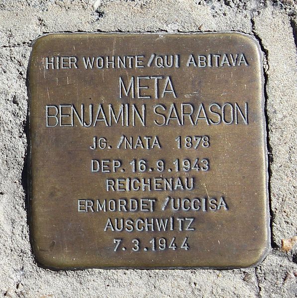 Stolpersteine Via A. Manzoni 13 #1