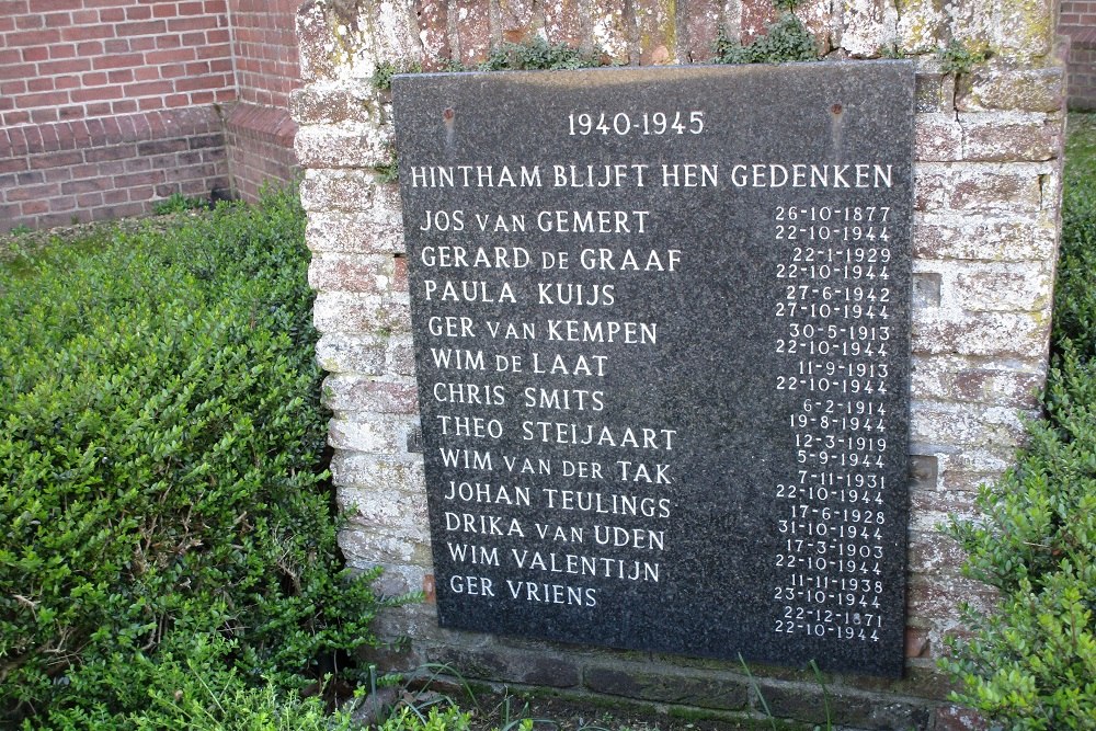 Oorlogsmonument Hintham #2