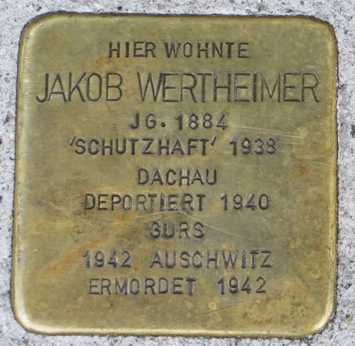 Stumbling Stones Rheinstraße 26