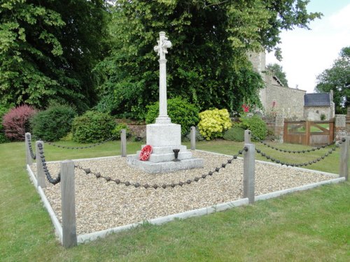 Oorlogsmonument Weston Longville #1