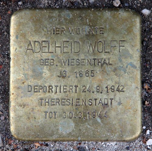 Stumbling Stones Else-Lasker-Schüler-Straße 15 #4