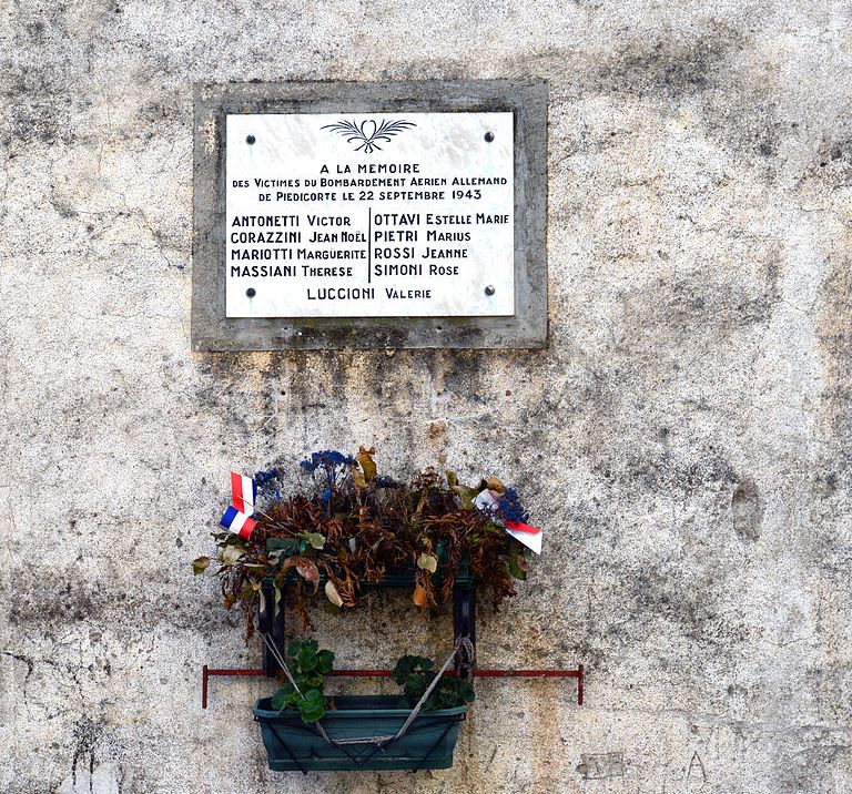 Memorial German Air-raid 22 September 1943