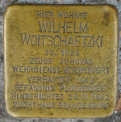 Stolperstein Erich-Weinert-Strae 132 #1