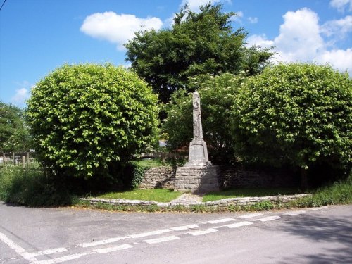 Oorlogsmonument Tarrant Monkton en Launceston #1