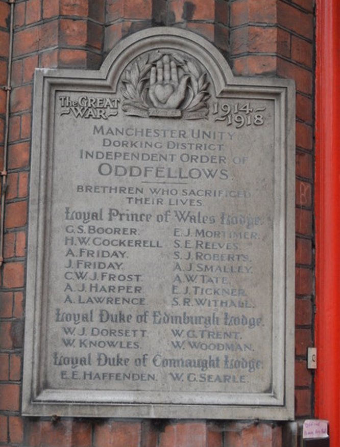 Monument Eerste Wereldoorlog Independent Order of Oddfellows #2