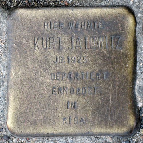 Stolpersteine Kleine Alexanderstraße 8 #2