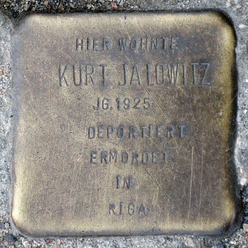 Stolpersteine Kleine Alexanderstrae 8 #2