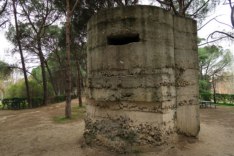 Bunker Spaanse Burgeroorlog Parque Oeste