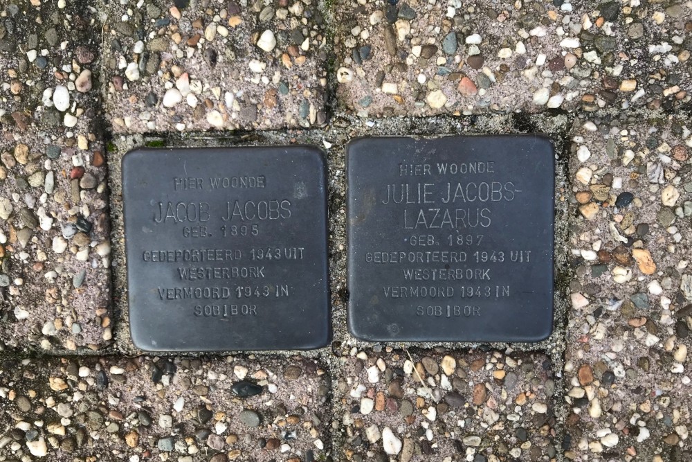 Stolpersteine Lantmanstraat 19 #1