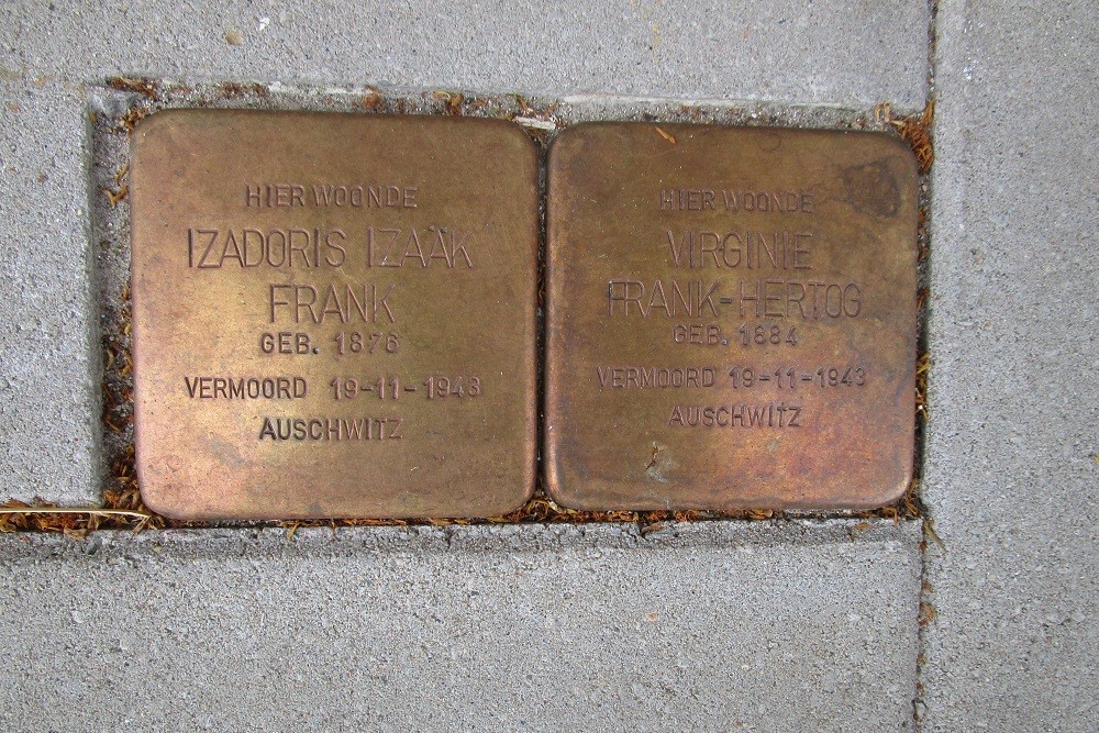 Stolpersteine Waalstraat 45 #1