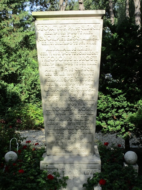 Memorial 'Nederlandse Volks Militie' General Cemetery Crooswijk #2