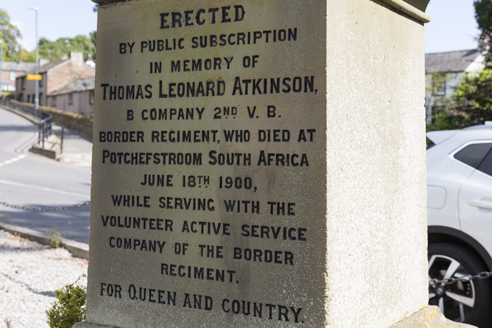 Boer War Memorial Appleby-in-Westmorland #4
