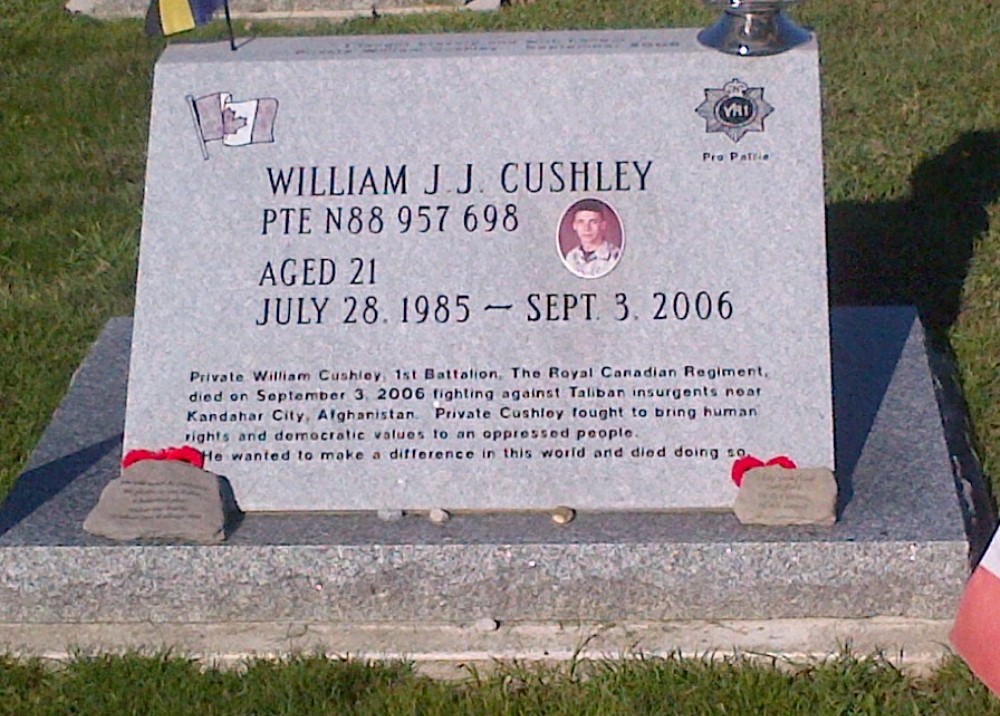 Canadian War Grave McDonald Cemetery