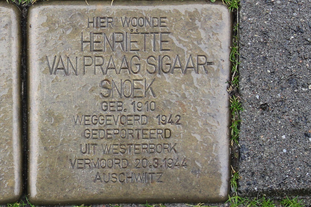 Stolpersteine Edisonstraat 20 #3