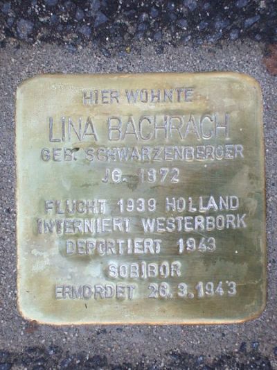 Stumbling Stone Lassallestraße 17