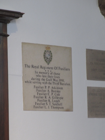 Memorial 3rd Battalion Royal Regiment of Fusiliers #1