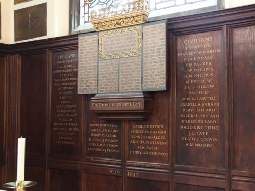 Oorlogsmonument St. Bartholomew Church