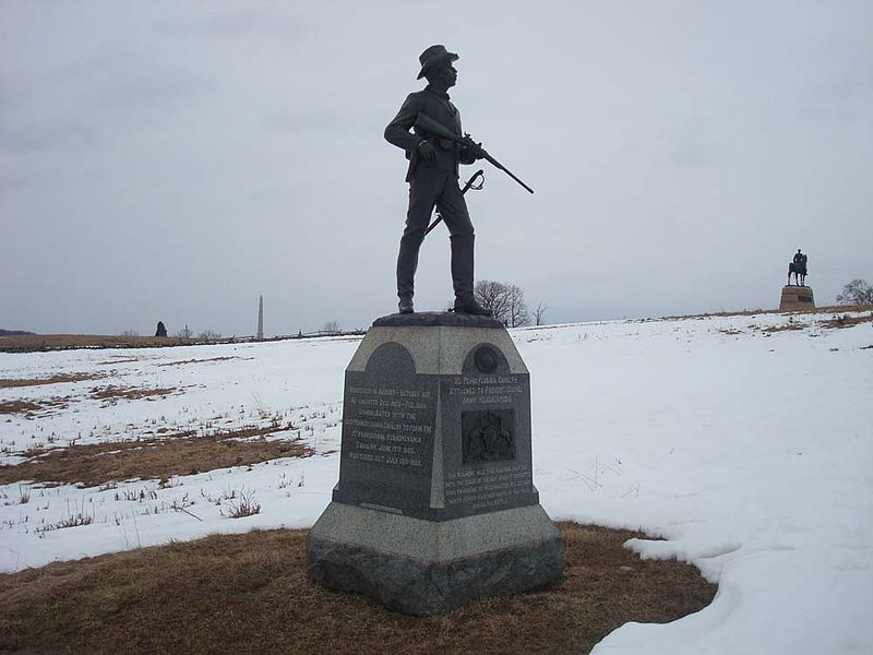 Monument 2nd Pennsylvania Cavalry Regiment #1