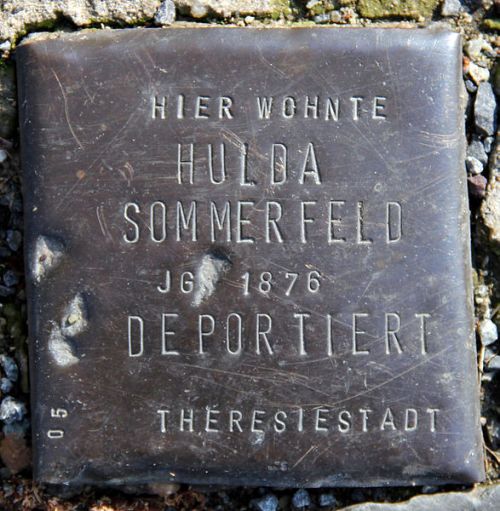 Stolpersteine Oranienstrae 72 #3