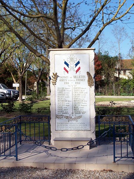 Oorlogsmonument Villeton #1