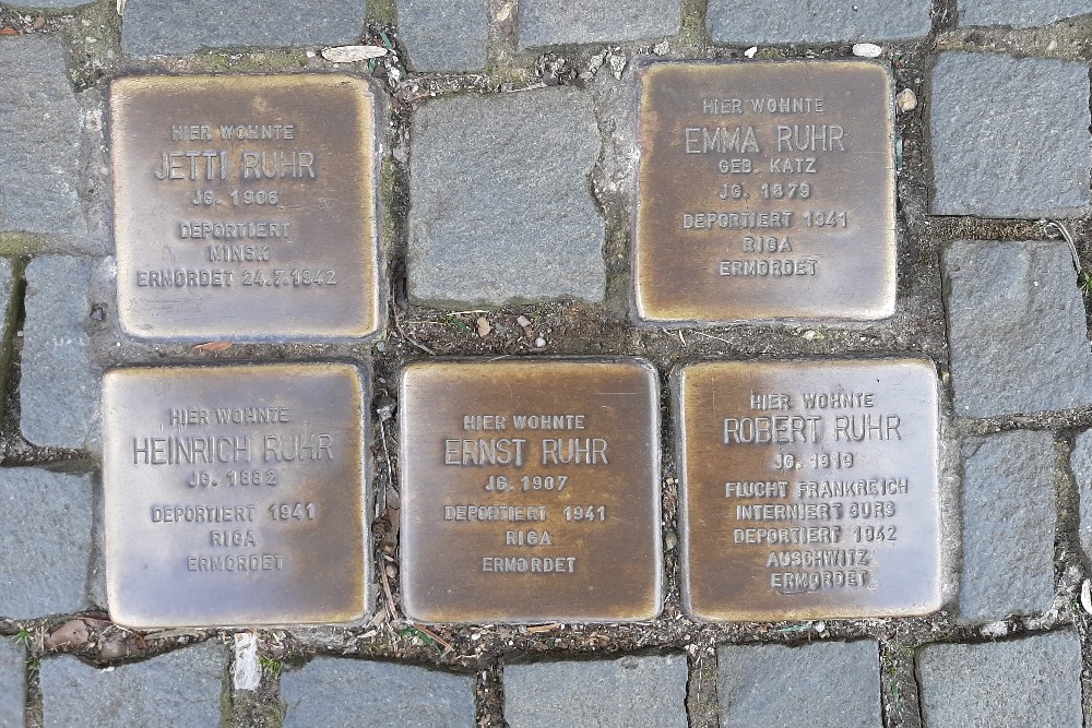 Stumbling Stones Bahnstraße 12