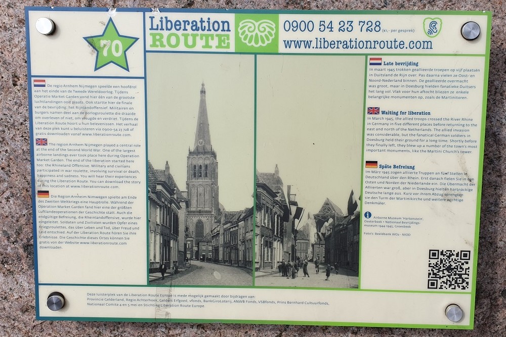 Liberation Route Marker 70 #2