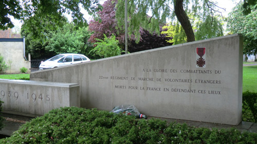 War Memorial 22nd Regiment French Foreign Legion #2