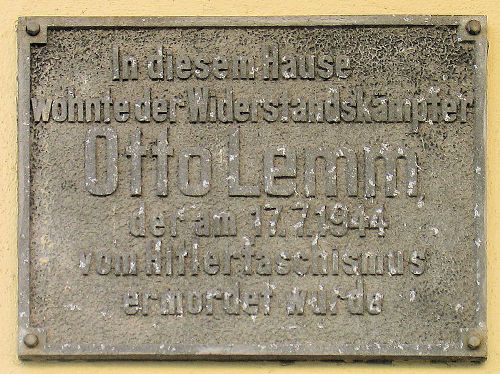 Gedenkteken Otto Lemm #1