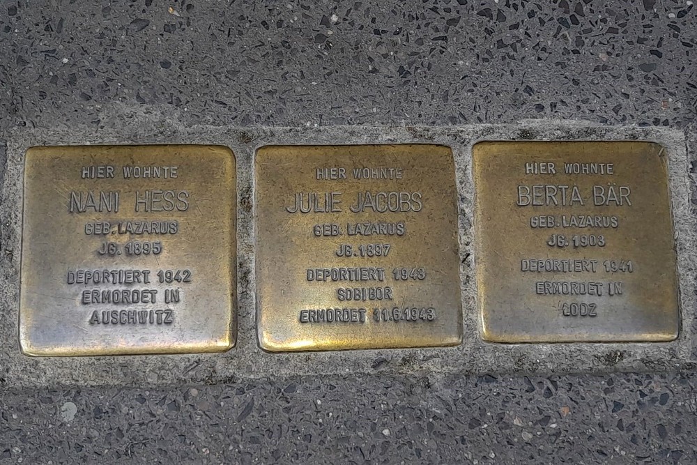 Stolpersteine Zuckerbergstrae 20 #1