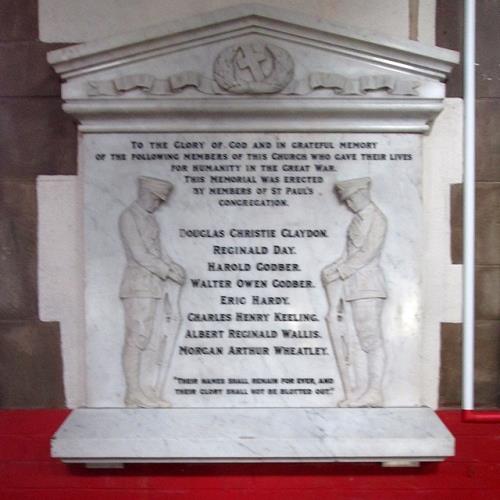 War Memorial St. Stephen with St. Paul Church #1