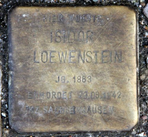 Stolpersteine Knesebeckstrae 74 #2