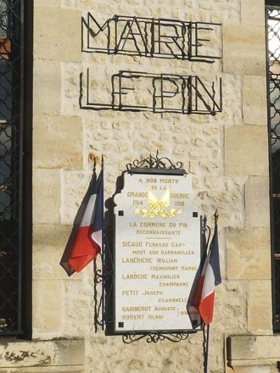 Oorlogsmonument Le Pin