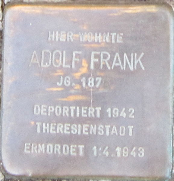 Stolpersteine Goethestraße 11 #2