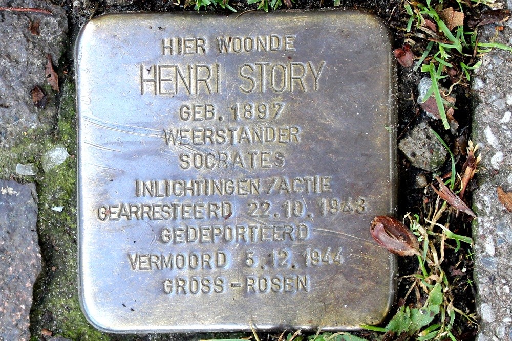 Stolperstein Henri Storystraat 2 #1