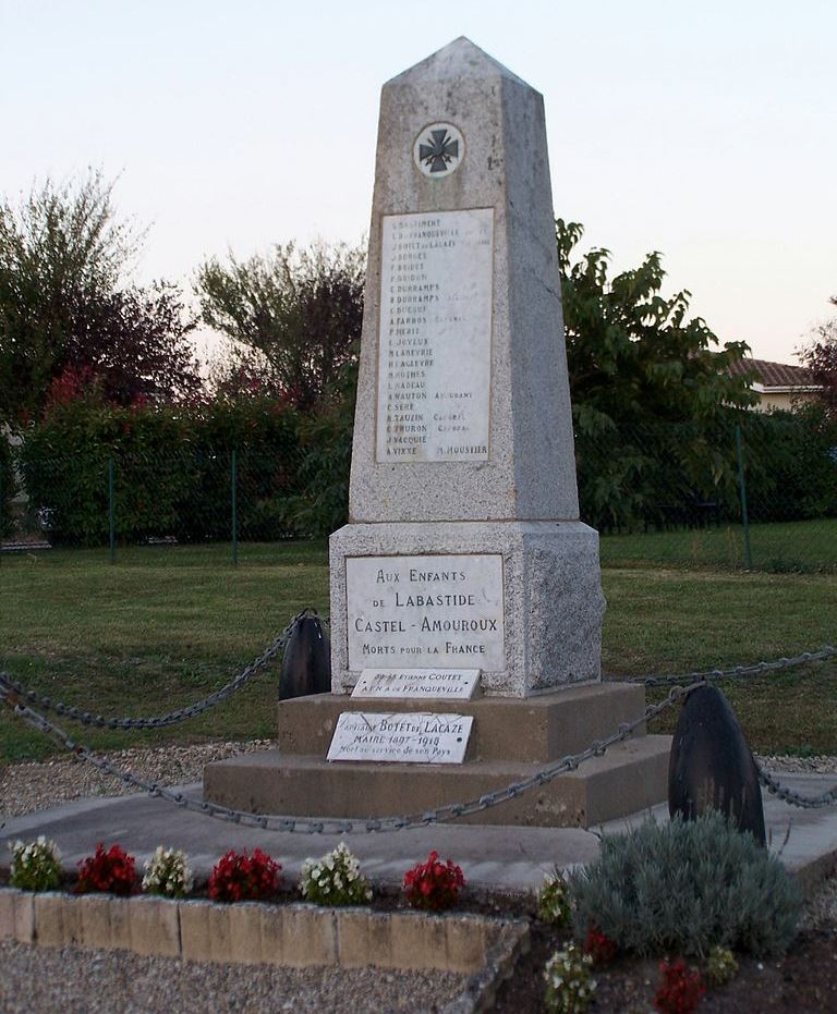 Oorlogsmonument Labastide-Castel-Amouroux #1