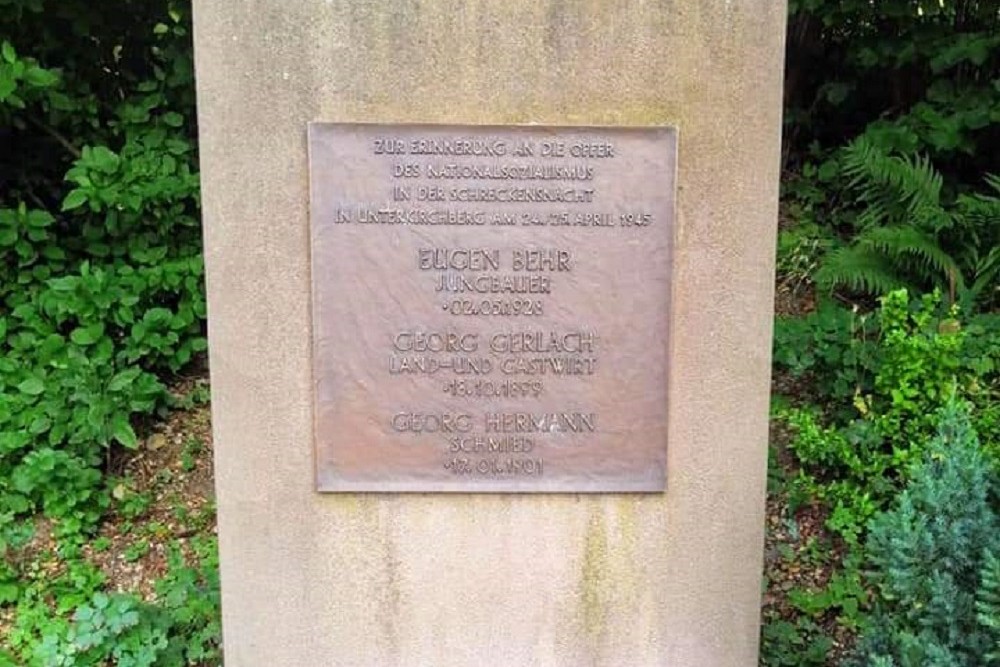 Oorlogsmonument Unterkirchberg