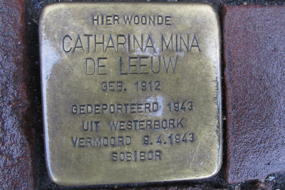 Stolpersteine Waagstraat 8 #4