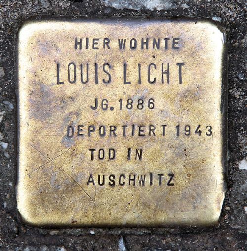 Stolperstein Hallesche Strae 20 #1