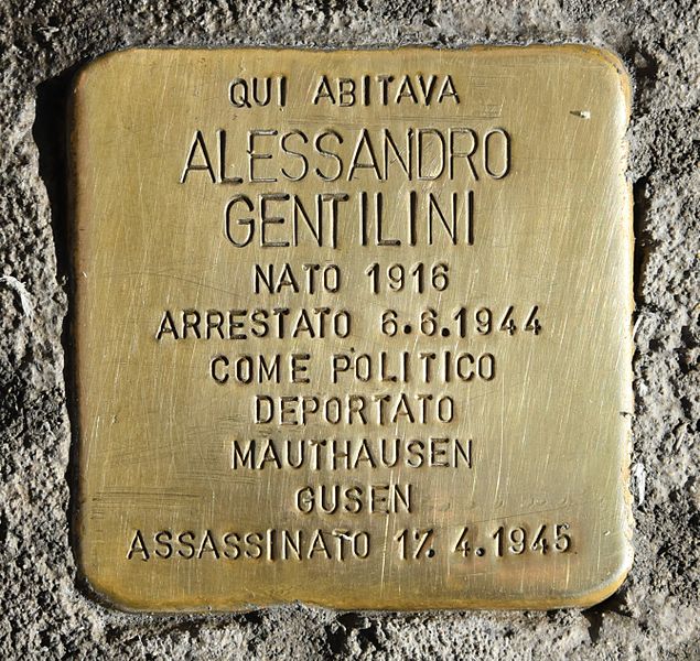 Stolperstein Contrada del Carmine 16 #1