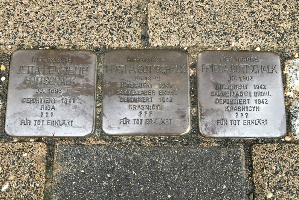 Stolpersteine Kreuzstrae 89