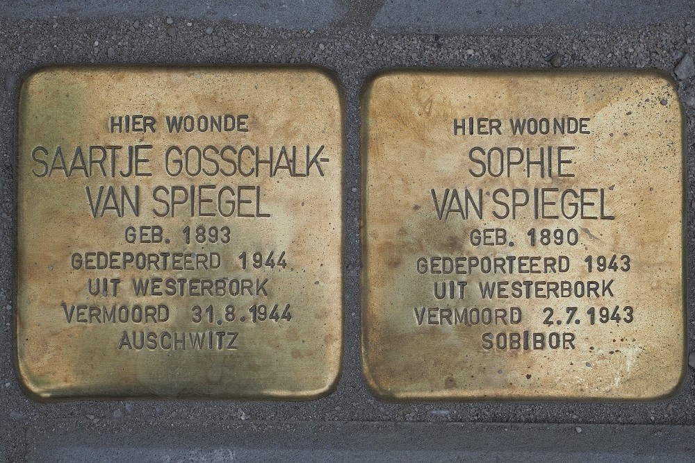 Stolpersteine Sint Jurrienstraat 21